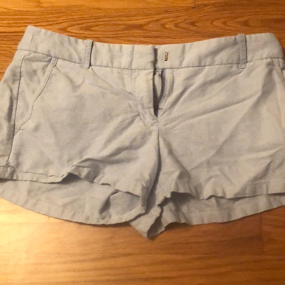 J. Crew light blue chino shorts